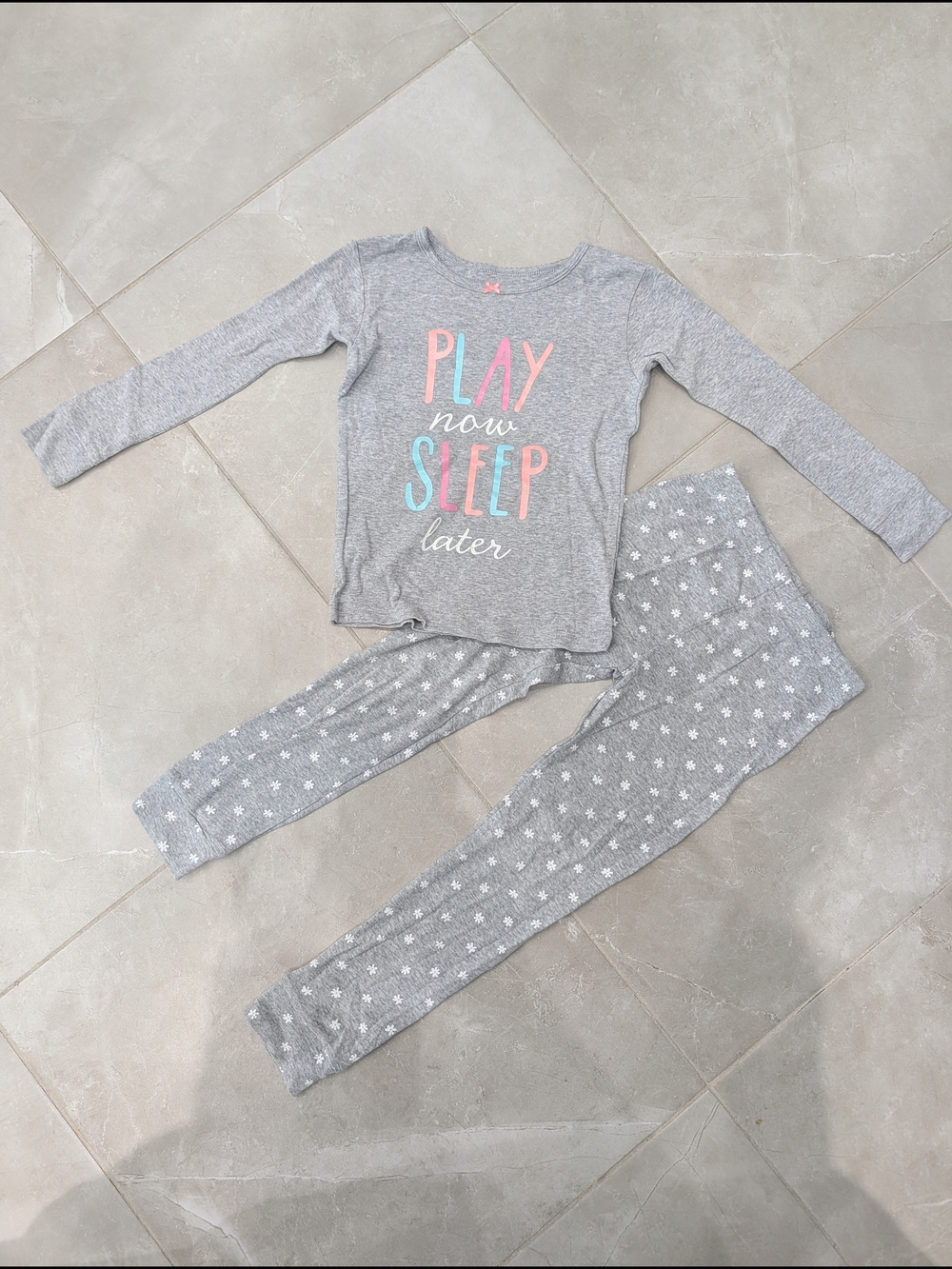 2/$20 Carter's Play Now Sleep Later Pajama Set – Girls 5T/6